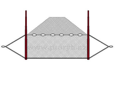 Vatka oka 8 mm / 2 x 4 m (obvod jádra 4 m)