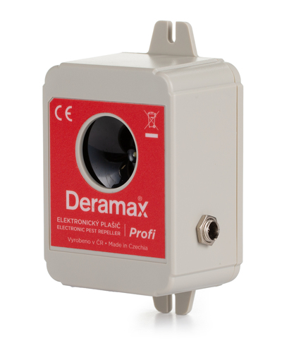 Ultrazvukový odpuzovač (plašič) kun a hlodavců DERAMAX - PROFI