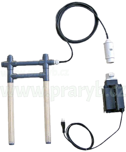 Omračovač (zabíječka) ryb ruční typ BE 100 s plastovou nádobou