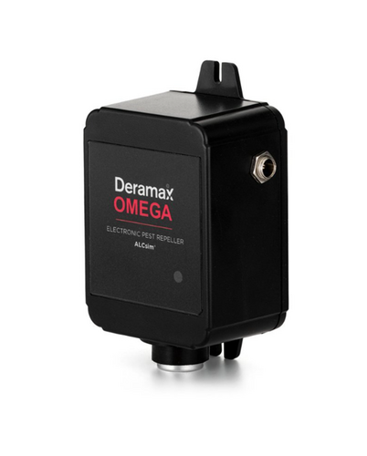 Ultrazvukový odpuzovač (plašič) kun a hlodavců DERAMAX - OMEGA - II generace s ALCsim