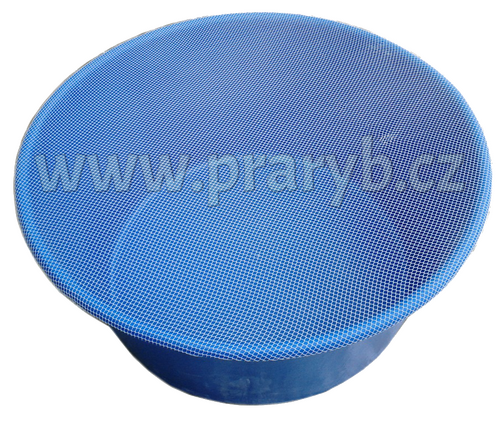 Síť krycí oka 8 mm na káď 1,15 x 1,45 m s gumolanem po obvodu - , na káď 1000l