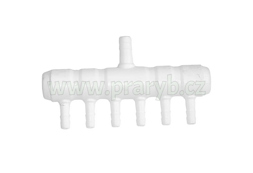 Rozbočovač plastový, rozvodka s 6 vývody