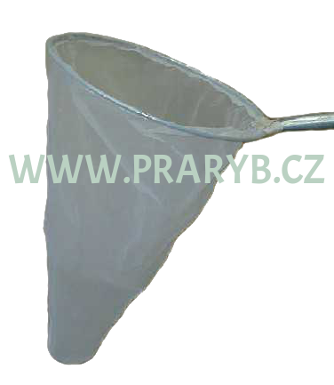 Planktonová síťka na tyč s nerezovým rámem průměr 40 cm, hloubka 55 cm (standard)
